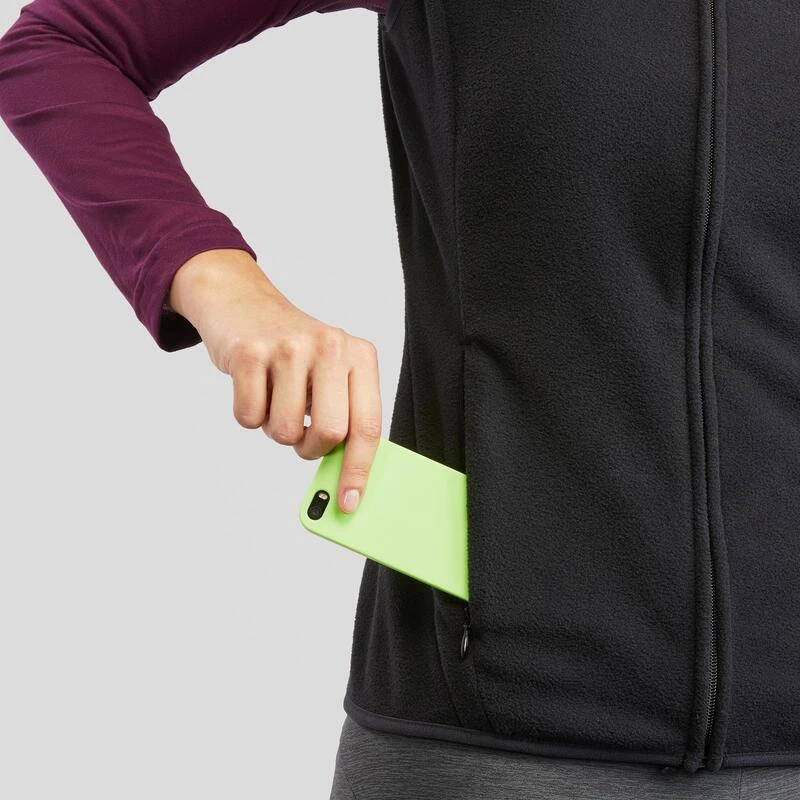 Quechua Gilet Polaire De Randonnée - MH120 - Femme 7 Quechua Gilet Polaire De Randonnée - MH120 - Femme – Image 7