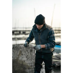 GILET POLAIRE SANS MANCHES MOUTONNE 500 GRIS 12 GILET POLAIRE SANS MANCHES MOUTONNE 500 GRIS -Échappée Nature gilet polaire sans manches moutonne 500 gris 4