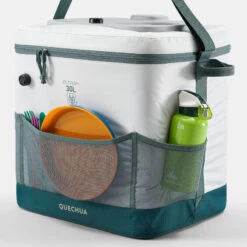 Quechua GLACIÈRE SOUPLE ÉLECTRIQUE DE CAMPING - 30 LITRES - CONSERVATION AU FRAIS 96 H -Échappée Nature glaciere souple electrique de camping 30 litres conservation au frais 96 h 6
