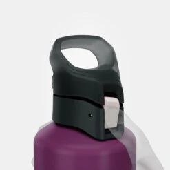 Quechua Gourde Alu 1L Avec Bouchon à Ouverture Rapide Pour La Randonnée - Violet -Échappée Nature gourde alu 1l avec bouchon a ouverture rapide pour la randonnee violet 5