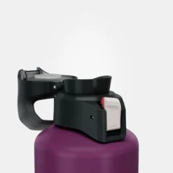 Quechua Gourde Alu 1L Avec Bouchon à Ouverture Rapide Pour La Randonnée - Violet -Échappée Nature gourde alu 1l avec bouchon a ouverture rapide pour la randonnee violet 6