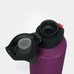 Quechua Gourde Alu 1L Avec Bouchon à Ouverture Rapide Pour La Randonnée - Violet -Échappée Nature gourde alu 1l avec bouchon a ouverture rapide pour la randonnee violet 7