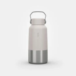 Quechua Gourde Inox 0,6L Avec Bouchon à Vis Pour La Randonnée - Blanc -Échappée Nature gourde inox 06l avec bouchon a vis pour la randonnee blanc 9