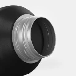 Quechua Gourde Inox 1L Avec Bouchon à Vis Pour La Randonnée - Noir -Échappée Nature gourde inox 1l avec bouchon a vis pour la randonnee noir 6