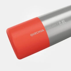 Quechua Gourde Isotherme Inox 0,8L Bouchon à Ouverture Rapide Pour La Randonnée - Rouge -Échappée Nature gourde isotherme inox 08l bouchon a ouverture rapide pour la randonnee rouge 2