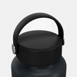 Quechua Gourde MH100 Isotherme (inox Double Paroi à Vide D'air) 0,95L Large Ouverture -Échappée Nature gourde mh100 isotherme inox double paroi a vide dair 095l large ouverture 3