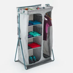 Quechua Grande Armoire Pliable Et Compacte Pour Le Camping - Confort -Échappée Nature grande armoire pliable et compacte pour le camping confort 2