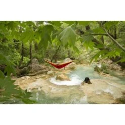 TICKET TO THE MOON Hamac King Size Bordeaux / Jaune -Échappée Nature hamac king size bordeaux jaune 2