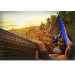 TICKET TO THE MOON Hamac King SizeAqua / Gris Foncé -Échappée Nature hamac king sizeaqua gris fonce 3