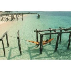 TICKET TO THE MOON Hamac TTTM Compact Jaune Foncé -Échappée Nature hamac tttm compact jaune fonce 3