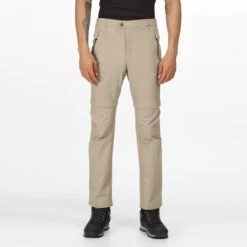 Regatta Highton Zip Off Pantalon De Randonnée Pour Homme - Beige -Échappée Nature highton zip off pantalon de randonnee pour homme beige 4