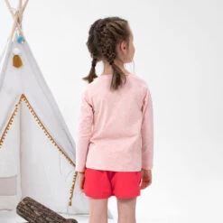 Quechua Jupe Short De Randonnée - MH100 KID Rose Corail -enfant 2-6 Ans -Échappée Nature jupe short de randonnee mh100 kid rose corail enfant 2 6 ans 2