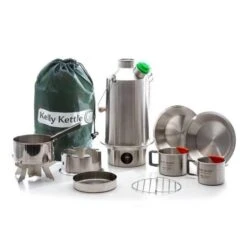 Kelly Kettle Kit 'Base Camp' Ultime - Acier Inoxydable NOUVEAU -Échappée Nature kelly kettle kit base camp ultime acier inoxydable nouveau 3