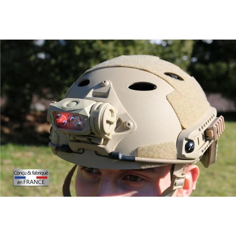 Lampe Frontale DIABLO - Bandeau Uni Coyote – Fabrication FRANCE 2 Lampe Frontale DIABLO - Bandeau Uni Coyote – Fabrication FRANCE – Image 2