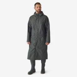 Manteau Long Chasse Imperméable 500 Vert
