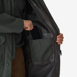 Manteau Long Chasse Imperméable 500 Vert -Échappée Nature manteau long chasse impermeable 500 vert 9