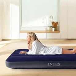Matelas Gonflable - Intex Classic Downy -1 Personne - 76x191x25 Cm (BxLxH) 12 Matelas Gonflable - Intex Classic Downy -1 Personne - 76x191x25 Cm (BxLxH) -Échappée Nature matelas gonflable intex classic downy 1 personne 76x191x25 cm bxlxh 5