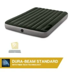 Matelas Gonflable - Intex Downy -2 Personnes - 152x203x25 Cm (BxLxH) -Échappée Nature matelas gonflable intex downy 2 personnes 152x203x25 cm bxlxh 3