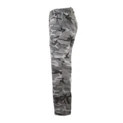 PANTALON CARGO RESISTANT STEPPE 300 CAMOUFLAGE WOODLAND NOIR 11 PANTALON CARGO RESISTANT STEPPE 300 CAMOUFLAGE WOODLAND NOIR -Échappée Nature pantalon cargo resistant steppe 300 camouflage woodland noir 2
