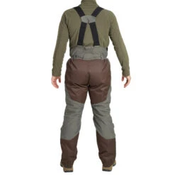 PANTALON CHASSE A BRETELLES CHAUD -20°C VERT 100 -Échappée Nature pantalon chasse a bretelles chaud 20c vert 100 4