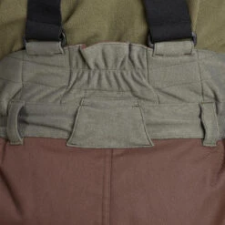 PANTALON CHASSE A BRETELLES CHAUD -20°C VERT 100 -Échappée Nature pantalon chasse a bretelles chaud 20c vert 100 5