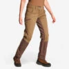 PANTALON CHASSE FEMME RESPIRANT 500 MARRON