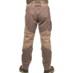PANTALON CHASSE IMPERMEABLE CHAUD SILENCIEUX MARRON 520 -Échappée Nature pantalon chasse impermeable chaud silencieux marron 520 5