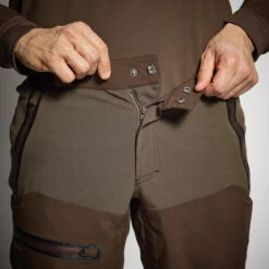 PANTALON CHASSE IMPERMÉABLE RENFORT MARRON 900 BÉCASSE 18 PANTALON CHASSE IMPERMÉABLE RENFORT MARRON 900 BÉCASSE -Échappée Nature pantalon chasse impermeable renfort marron 900 becasse 8