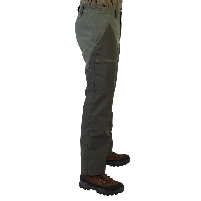 Pantalon Chasse Imperméable Renfort Vert 540 5 Pantalon Chasse Imperméable Renfort Vert 540 – Image 5