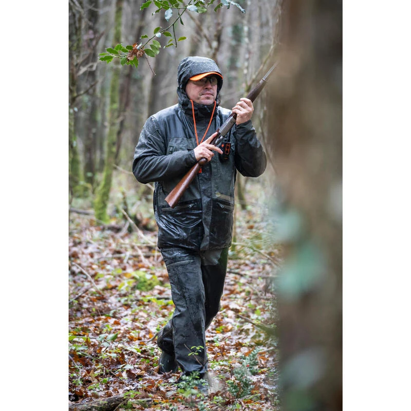 Pantalon Chasse Imperméable Renfort Vert 540 7 Pantalon Chasse Imperméable Renfort Vert 540 – Image 7