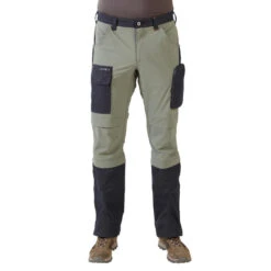 Pantalon Chasse Léger, Résistant Et Respirant Homme - Steppe 920 Guêtres Vert -Échappée Nature pantalon chasse leger resistant et respirant homme steppe 920 guetres vert 2
