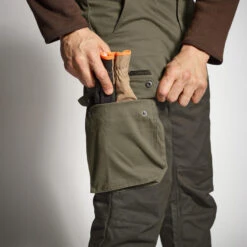 PANTALON Chasse RENFORT BIcolore - Vert 520 -Échappée Nature pantalon chasse renfort bicolore vert 520 4