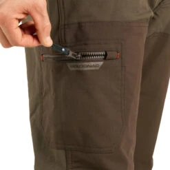PANTALON Chasse RENFORT MARRON TEMPS SEC 500 -Échappée Nature pantalon chasse renfort marron temps sec 500 6