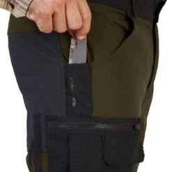 PANTALON CHASSE RÉSISTANT ET RESPIRANT HOMME - STEPPE 900 VERT -Échappée Nature pantalon chasse resistant et respirant homme steppe 900 vert 6