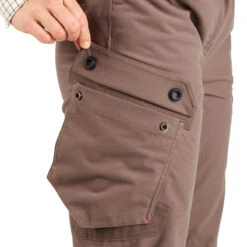 PANTALON FEMME CHASSE CHAUD IMPERMÉABLE MARRON 500 -Échappée Nature pantalon femme chasse chaud impermeable marron 500 9