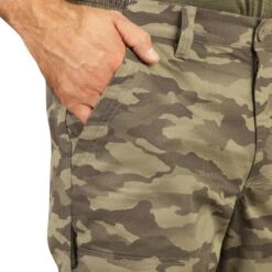 Pantalon Léger Chasse Homme - 100 Camouflage Island Vert -Échappée Nature pantalon leger chasse homme 100 camouflage island vert 7