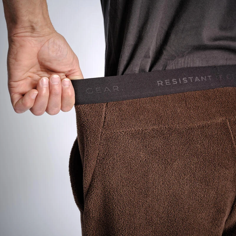 PANTALON SOUS VÊTEMENT POLAIRE 500 MARRON 5 PANTALON SOUS VÊTEMENT POLAIRE 500 MARRON – Image 5