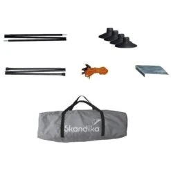 Paravent De Camping Bora - Brise-Vue - 6,0 X 1,4 M - Résistant Au Vent - Gris -Échappée Nature paravent de camping bora brise vue 60 x 14 m resistant au vent gris 6