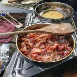 Pathfinder Poêle à Frire Pliable En Acier Inoxydable Avec Couvercle -Échappée Nature pathfinder poele a frire pliable en acier inoxydable avec couvercle 3