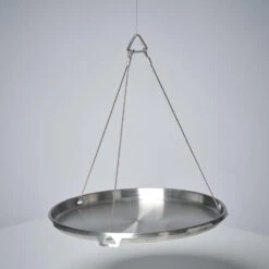 Plancha Poele Cuisson Sur Feu Trépied 30 Cm Bushcraft Acier Inoxydable -Échappée Nature plancha poele cuisson sur feu trepied 30 cm bushcraft acier inoxydable 2