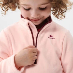 Quechua Polaire De Randonnée - MH100 Rose - Enfant 2-6 Ans -Échappée Nature polaire de randonnee mh100 rose enfant 2 6 ans 4