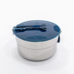 Quechua Popote Camp Du Randonneur MH100 Inox 4 Personnes (2,6L) -Échappée Nature popote camp du randonneur mh100 inox 4 personnes 26l 2