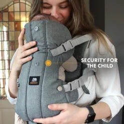 Porte-bébé Ergonomique Deryan - Porte-bébé Ventral 2-en-1 Anthracite -Échappée Nature porte bebe ergonomique deryan porte bebe ventral 2 en 1 anthracite 4