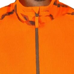Pull Chasse Renfort Orange Fluo 500 -Échappée Nature pull chasse renfort orange fluo 500 6