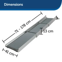 PetSafe RAMPE TELESCOPIQUE 3 PARTIES -Échappée Nature rampe telescopique 3 parties 3