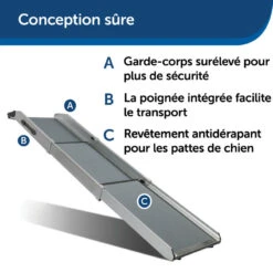 PetSafe RAMPE TELESCOPIQUE 3 PARTIES -Échappée Nature rampe telescopique 3 parties 6