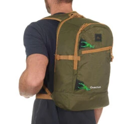 Quechua Sac à Dos E 22 CL Vert/beige, 22 Litres -Échappée Nature sac a dos e 22 cl vertbeige 22 litres 3