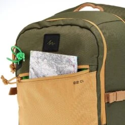 Quechua Sac à Dos E 22 CL Vert/beige, 22 Litres -Échappée Nature sac a dos e 22 cl vertbeige 22 litres 6