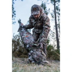 SAC CHASSE POUR TRANSPORT DES PIQUETS D'AFFÛT (x4) CAMOUFLAGE -Échappée Nature sac chasse pour transport des piquets daffut x4 camouflage 2