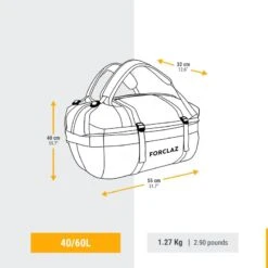 Sac De Transport De Trekking - 40 L à 60 L - DUFFEL 500 EXTEND -Échappée Nature sac de transport de trekking 40 l a 60 l duffel 500 extend 2